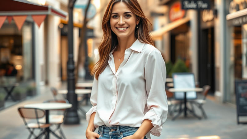 9while9.com | Casual dragen van een blouse in broek: zo doe je dat 9while9.com | Casual dragen van een blouse in broek: zo doe je dat