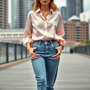 9while9.com | Blouse half in broek: hoe doe je dat en waarom?