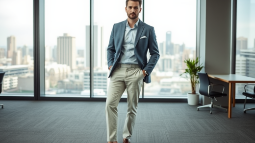 9while9.com | Elegante herenschoenen voor onder een linnen broek op kantoor