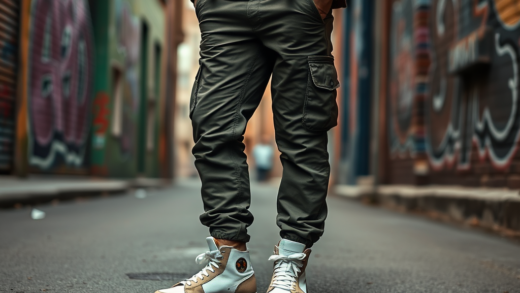 9while9.com | Hoe typerende sneakers de cargobroek stijlvol maken